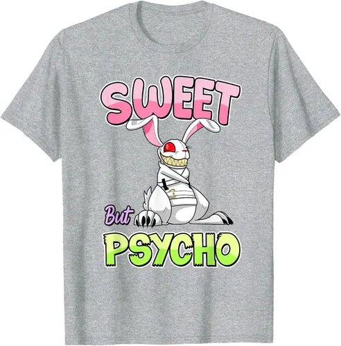Vista 35 de Sweet But Psycho Shirt Bunny Creepy Gothic Rabbit Funny T-Shirt