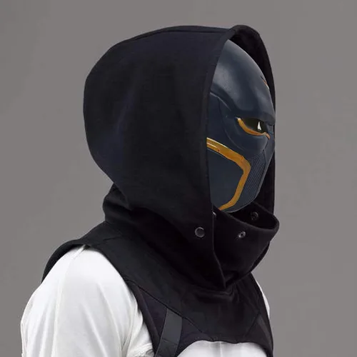 Vista 7 de Máscara de caballero de superhéroe Marc Spector Casco de látex Luna Cosplay accesorios de disfraz de Halloween fiesta de máscaras