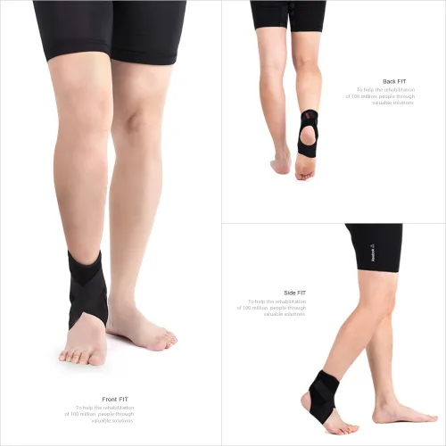 Vista 4 de Aider Tobillera – para protección de tobillo lesionado y soporte para esguinces, fascitis plantar, atletismo, recuperación de lesiones, dolor