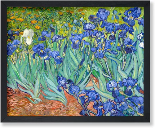 Vista 73 de Poster Master Póster clásico de Van Gogh, impresión impresionista vintage, regalo para artista, pintor, autorretrato, sombrero de paja, dibujo