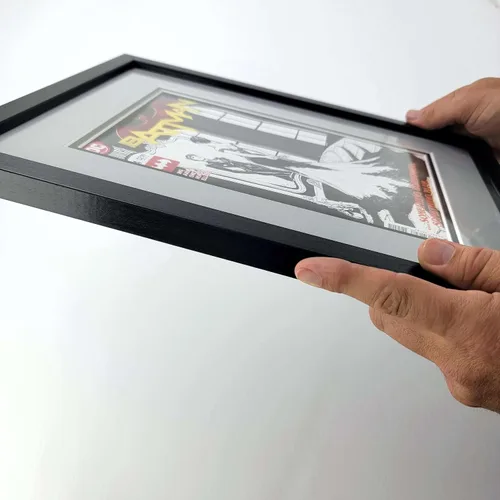 Vista 5 de Perfect Cases - Marco doble para cómics con doble estera y molduras de madera real