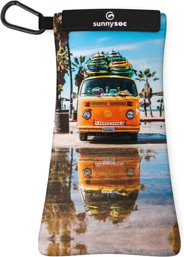 Vista 18 de GOGGLESOC Sunnysoc - Bolsa para gafas de sol con paño de limpieza y mosquetón