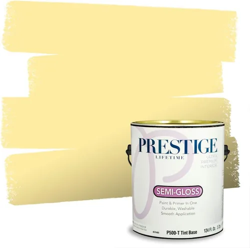 Vista 54 de PRESTIGE Pinturas de pintura exterior e imprimación en uno, 1 galón, plano, combinación comparable de Benjamin Moore* Pila de heno