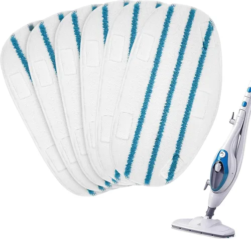 Vista 9 de Paquete de 10 almohadillas de repuesto para trapeador de vapor para limpieza PurSteam ThermaPro Steam Mop Cleaner10 en 1 y Thermapro 211