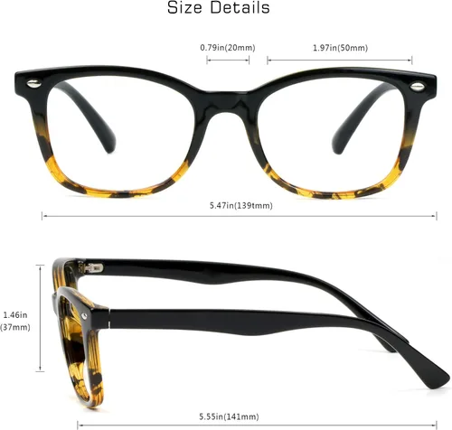 Vista 6 de VisionGlobal Ahorra un 30 % en dos pares de gafas de bloqueo de luz azul (rosa nola y tortuga dramática)
