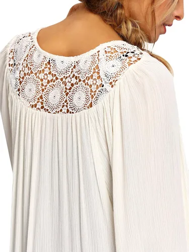 Vista 5 de SweatyRocks - Kimono con flecos y borla para mujer, ropa de playa