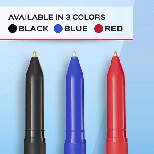 Vista 3 de Paper Mate Bolígrafos Write Bros. de tinta negra, punta media (0.039 pulgadas), 120