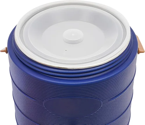 Vista 5 de Dispensador de bebidas aislado de acero inoxidable, dispensador térmico de bebidas frías y calientes de 25 L/6.6 galones con espita para té, café