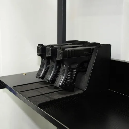 Vista 5 de Adoreal Soporte para pistola para pistola de almacenamiento seguro para armas, accesorio seguro para armas, organizador seguro para armas