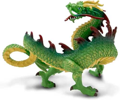Vista 5 de Safari Ltd. Figura de dragón chino – Figura detallada de plástico de 6 pulgadas – Divertido juguete educativo de fantasía para niños, niñas y niños