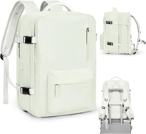 Vista 74 de VGCUB Mochila grande de viaje para trabajo, negocios, mochila para computadora portátil aprobada para vuelo, para mujeres y hombres, mochila