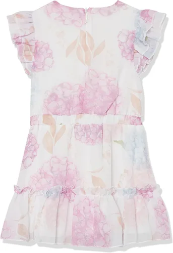 Vista 2 de GUESS Vestido estampado de gasa para niña