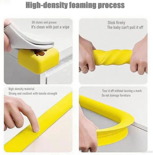 Vista 48 de Protectores de espuma compatibles con anclaje de pared para muebles, protectores de espuma para paredes, protectores de esquina con funciones