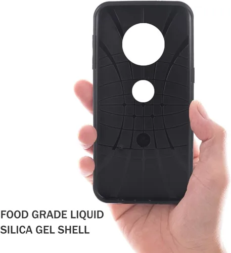 Vista 4 de Funda de teléfono para Motorola Moto E5 Plus Slim Soft Rubber Case Mujeres Hombres Negro