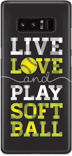 Vista 20 de Inspired Cases - Compatible con iPhone Xs Max - Funda protectora con textura 3D para Apple iPhone Xs Max - Live Love & Play Softbol