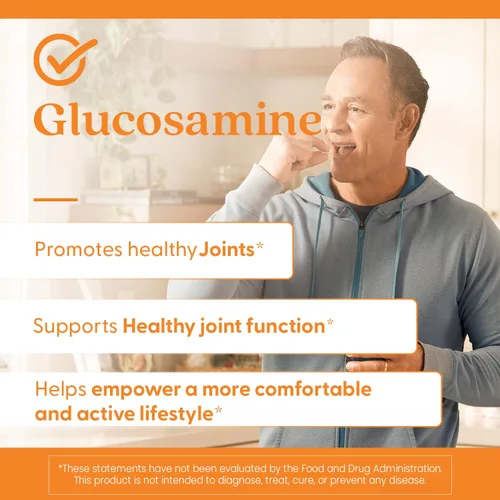 Vista 6 de Doctor's Best Suplemento de glucosamina para hombres y mujeres – Glucosamina 1500 mg por 2 cápsulas, apoyo para la salud de las articulaciones