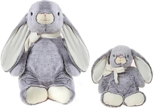 Vista 6 de DILLY DUDU Juguete de peluche de conejo de conejo, los mejores regalos de 14 pulgadas
