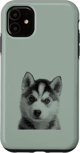 Vista 8 de Chic Husky Puppy for Dog Mom and Paw Parents Case for iPhone 16