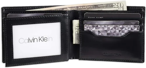 Vista 4 de Calvin Klein Men's Wallet Sets-Minimalist Bifold and Card Cases