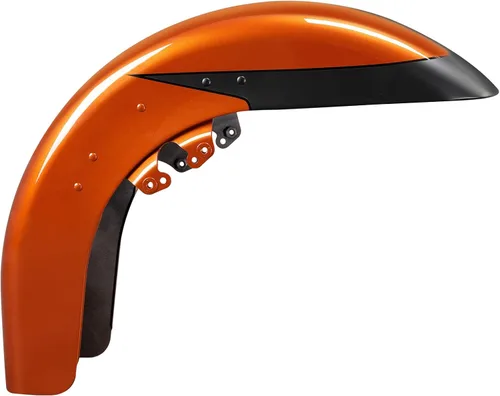 Vista 98 de HR3 Guardabarros delantero de whisky ámbar a juego compatible con Street Glide FLHX 2014 y Road Glide FLTRX 2016 (reemplazo para OEM)