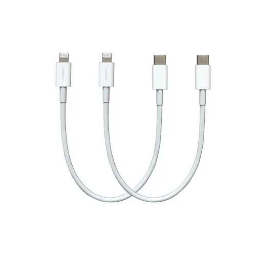Vista 8 de Cable corto USB C a Lightning de 8 pulgadas, con certificación Apple MFI de carga rápida con entrega de energía para iPhone 13/12 Pro/Pro Max, iPad