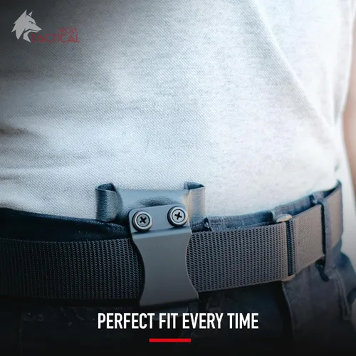 Vista 6 de WOLF TACTICAL Heavy Duty Simple EDC Belt - Stiffened 2-Ply 1.5” Nylon Gun Belt for Concealed Carry, Holsters, Pouches