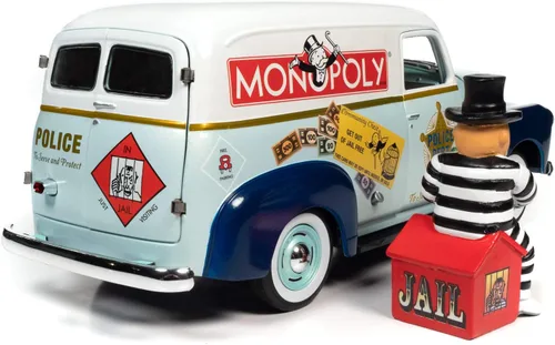 Vista 6 de Auto World Monopoly 1948 Chevrolet Panel Delivery w/Resin Figura 1:18
