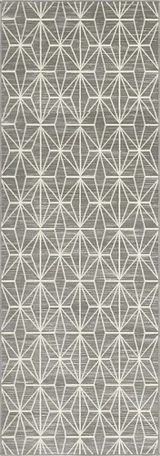 Vista 36 de Unique Loom Uptown Collection by Jill Zarin Collection - Alfombra geométrica moderna azul (1' 8 x 1' 8)