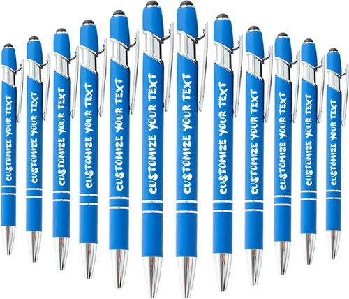 Vista 28 de AIFLM Bolígrafos personalizados con nombre a granel hasta 500 unidades de bolígrafos grabados gratis con tu nombre y texto para negocios