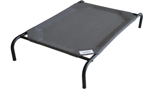 Vista 26 de Coolaroo Cama elevada y refrescante para perros, para interiores y exteriores, tamaño mediano, gris oscuro (Gunmetal)