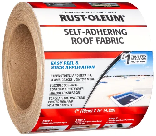 Vista 3 de Rust-Oleum Cinta autoadhesiva para techos de tela, rollo de 4 "x 16