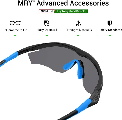 Vista 6 de Mryok Calcetines de repuesto para Oakley M2 Frame M2 Frame XL lentes de sol - Opciones