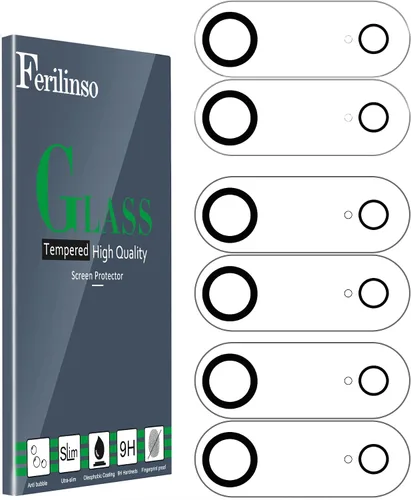 Vista 8 de Ferilinso Paquete de 6 Protectores de Lente de Cámara para Accesorios de iPhone 17 Pro, Compatible con Fundas de Teléfono, Cubierta de Vidrio