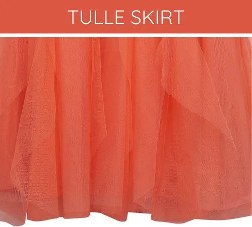 Vista 4 de Disney Tallas de vestido de tul para niños pequeños a niños grandes