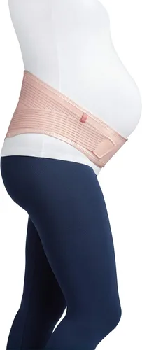Vista 2 de JOBST Cinturón de soporte para maternidad, soporte ajustable para el embarazo abdominal y de espalda, rosa, pequeño