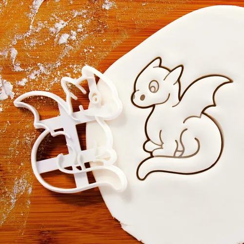 Vista 2 de Cortador de galletas Baby Dragon, 1 pieza - Bakerlogy