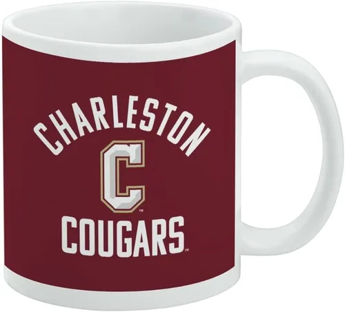 Vista 357 de Taza de cerámica con el logotipo principal de la Universidad Rider, taza de regalo novedosa para café, té y bebidas calientes, 11oz, blanca
