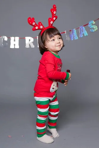 Vista 6 de VAENAIT BABY Conjunto de pijama a cuadros a juego para niños, adultos, familia, Halloween, Navidad, Navidad, vacaciones, búfalo