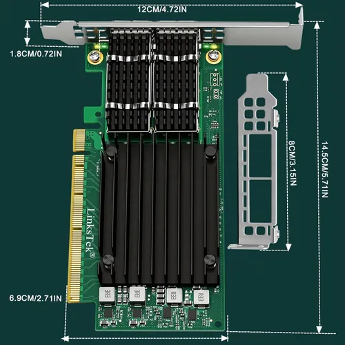 Vista 8 de CX516A Dual 100Gb/s QSFP28 Adaptador Ethernet RDMA inteligente para servidores Web 2.0, nube y almacenamiento, Mellanox ConnectX-5 EX MT28808A0
