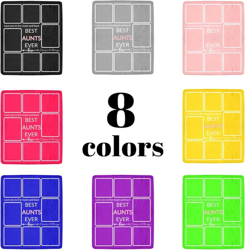 Vista 4 de Regalos para Tías Manta Personalizada con Foto, Haz una Manta Personalizada para Tías con Imagen Recuerdos Personalizados Souvenir Manta de Las
