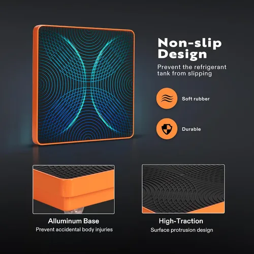 Vista 7 de VIVOHOME Cámara de vacío de 5 galones con bomba con 220 libras de alta precisión electrónica digital de carga de refrigerante con estuche para HVAC