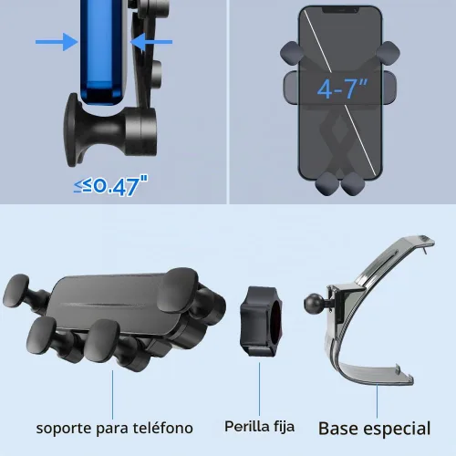 Vista 6 de Soporte de teléfono de coche para Mazda 3 2019 2020 2021 2022 2023 2024 2025 2026 Mazda 3 Accesorios de automóvil, decoración interior, soporte