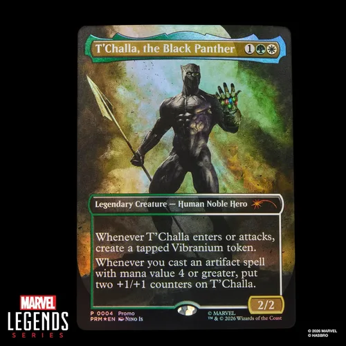 Vista 7 de Marvel Legends Series Magic: The Gathering Black Panther (Amazon Exclusive)