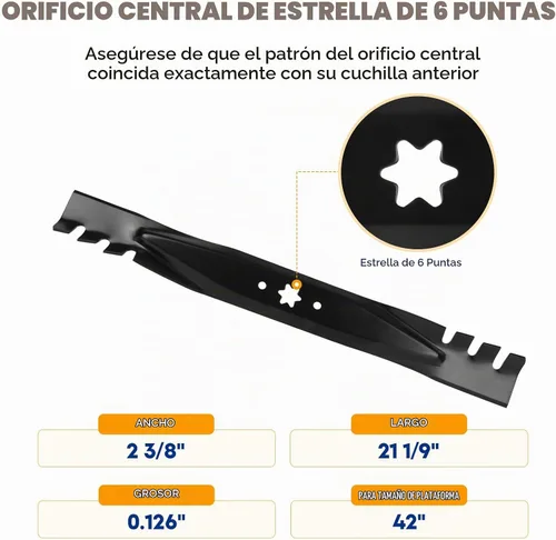 Vista 5 de Kit de reconstrucción de husillo de cubierta de 42 '' 618-04456 918-04456