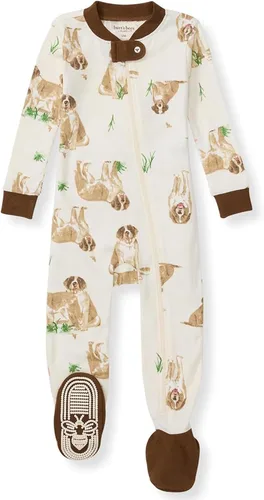 Vista 249 de Burt's Bees Baby - Pijama de una pieza para bebé, mameluco para dormir y jugar, algodón 100% orgánico, cremallera frontal