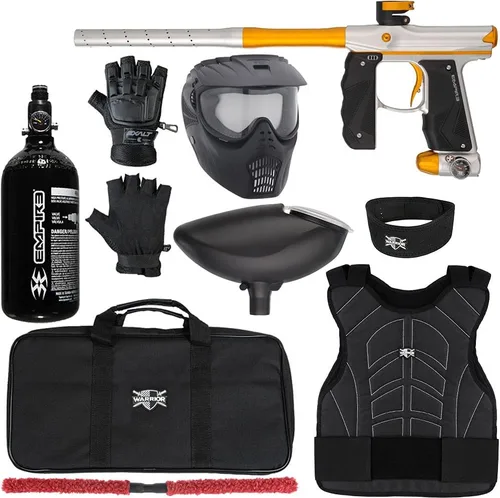 Vista 6 de Action Village Empire Mini GS TP Nivel 1 Kit de pistola de paintball protector