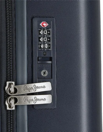 Vista 9 de Pepe Jeans Accent Adjustable Toiletry Bag, Marino, Maleta mediana, Medium suitcase