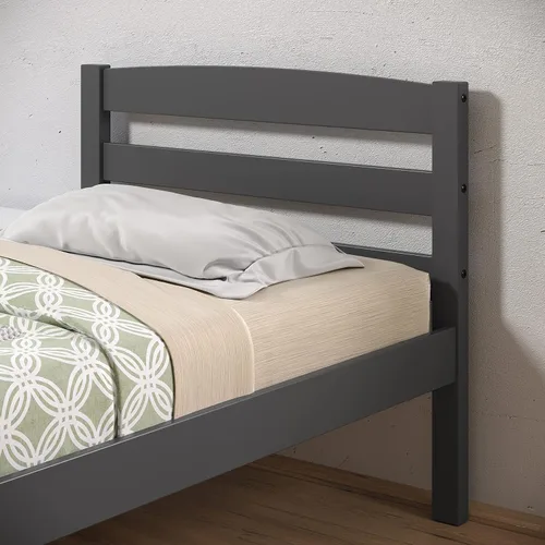 Vista 4 de Donco Kids Cama Econo Twin Gris Oscuro