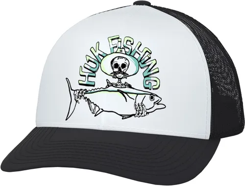 Vista 13 de HUK - Gorra de camionero de malla para hombre con cierre a presión Gorra de pesca antirreflectante