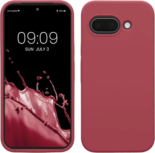 Vista 81 de kwmobile Funda Compatible con Google Pixel 6 Pro - Funda de Teléfono de Silicona TPU con Acabado Suave - Azul Caribe